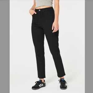 Black Curvy Ultra High Rise Mom Jeans